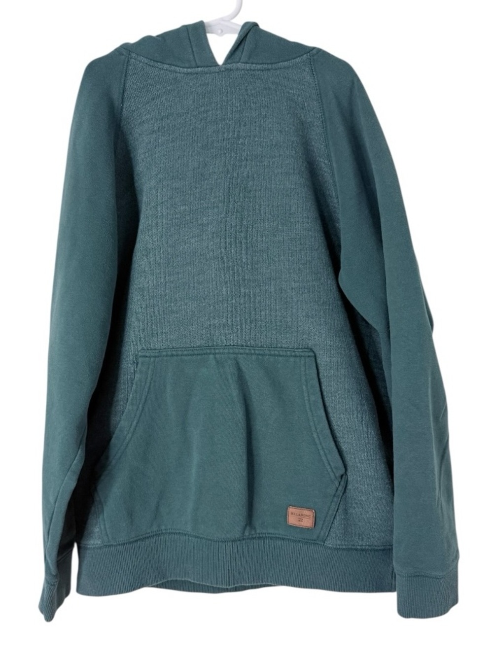Billabong Pullover Hoodie XL Green Fleece Kangaroo Pocket Surf Skate Casual